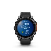 Garmin fēnix  8 – 47 mm AMOLED Slate Grey met zwarte siliconen band 3